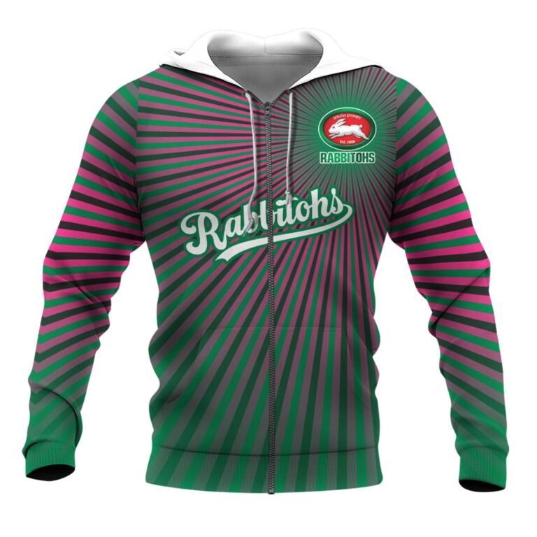 NRL South Sydney Rabbitohs | Custom Name & Number | Hoodie/Zip/T-Shirt/Long Sleeve