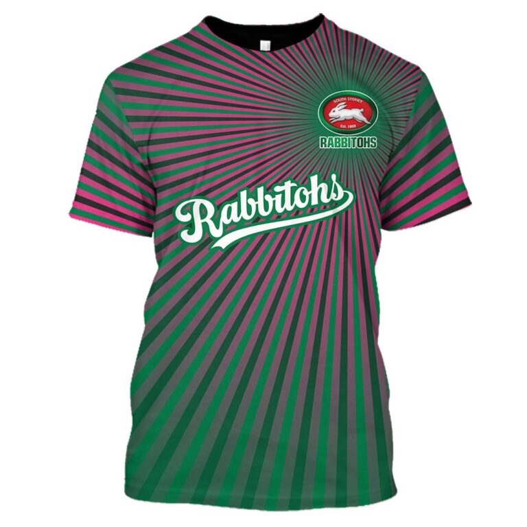 NRL South Sydney Rabbitohs | Custom Name & Number | Hoodie/Zip/T-Shirt/Long Sleeve