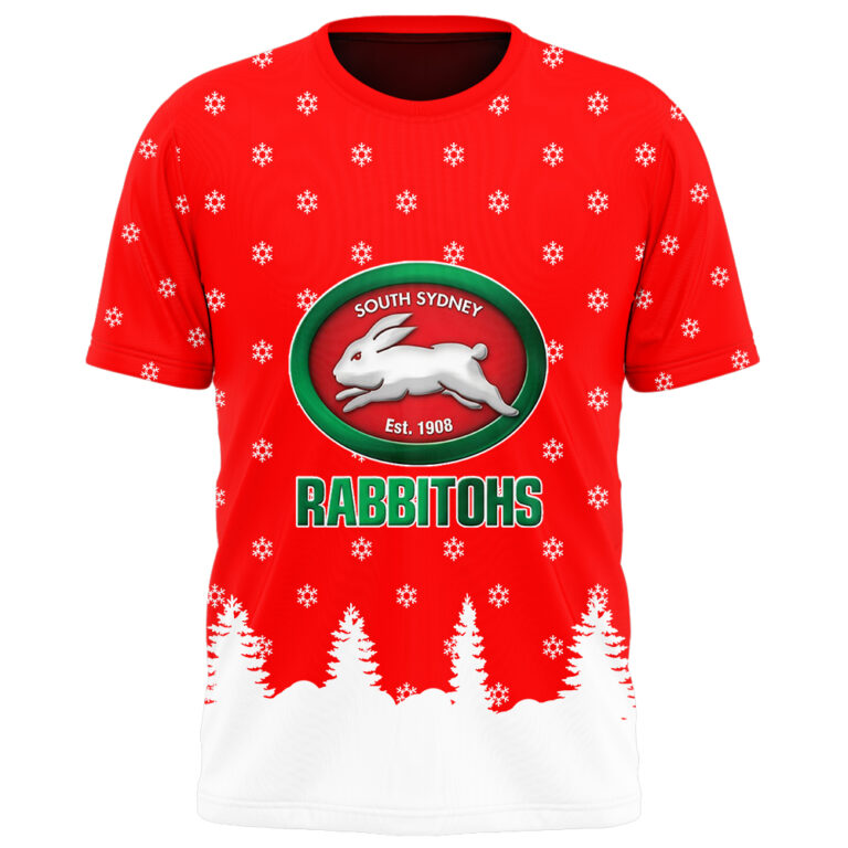 NRL South Sydney Rabbitohs Christmas Kid Kid Hoodie/Zip/T-Shirt/Polo/Knitted Sweaters/Long Paint
