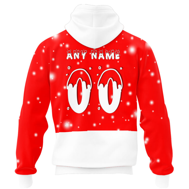 NRL South Sydney Rabbitohs Christmas | Custom Name & Number | Hoodie/Zip/T-Shirt/Knitted Sweaters/Polo