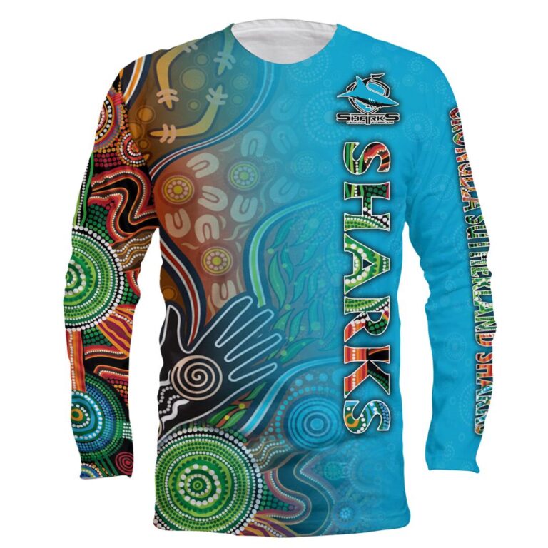 NRL Cronulla-Sutherland Sharks | Custom Name & Number | Hoodie/Zip/T-Shirt/Long Sleeve