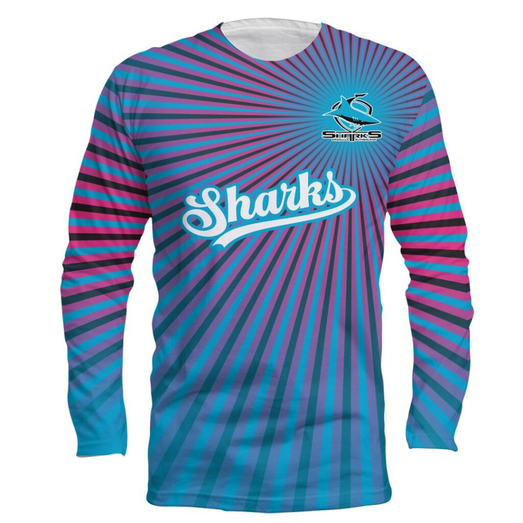 NRL Cronulla-Sutherland Sharks | Custom Name & Number | Hoodie/Zip/T-Shirt/Long Sleeve