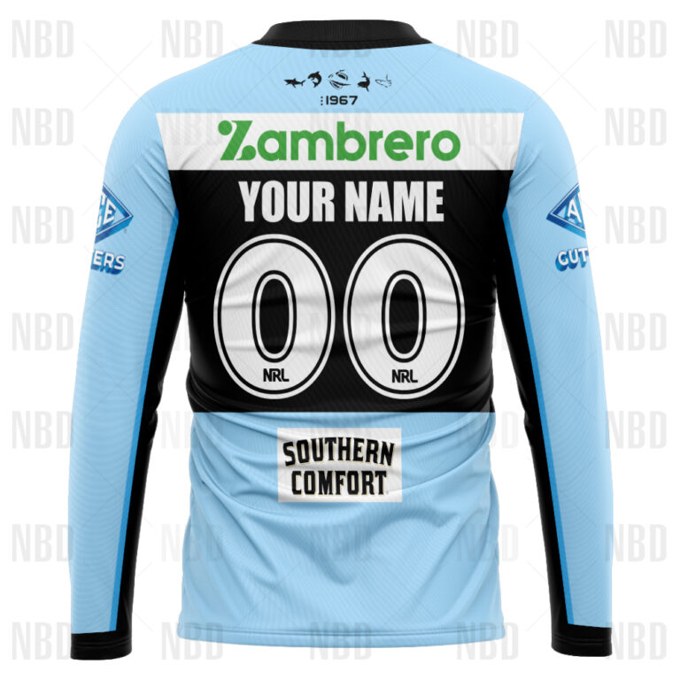 NRL Cronulla-Sutherland Sharks Jersey 2022 Hoodie/Zip/T-Shirt/Long Sleeve/Hawaiian