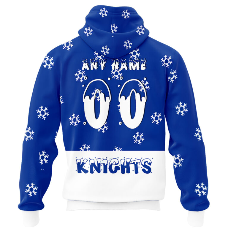 NRL Newcastle Knights Christmas | Custom Name & Number | Hoodie/Zip/T-Shirt/Knitted Sweaters/Polo