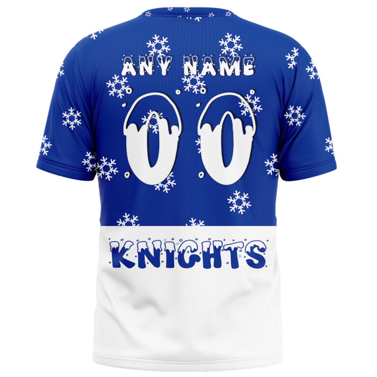NRL Newcastle Knights Christmas | Custom Name & Number | Hoodie/Zip/T-Shirt/Knitted Sweaters/Polo