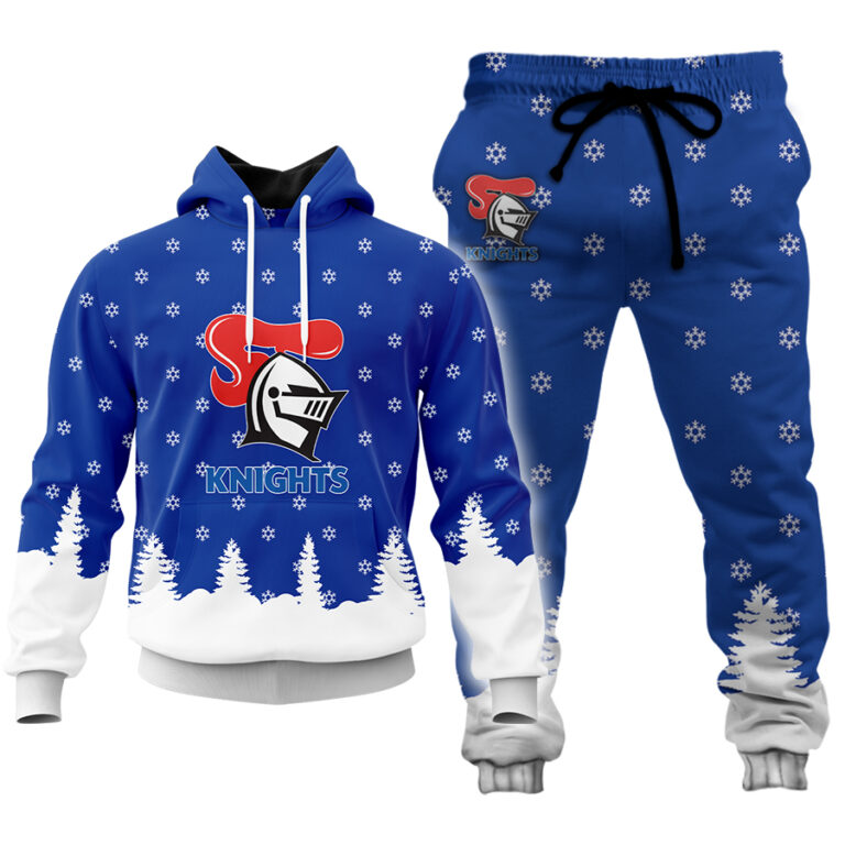 NRL Newcastle Knights Christmas Kid Kid Hoodie/Zip/T-Shirt/Polo/Knitted Sweaters/Long Paint