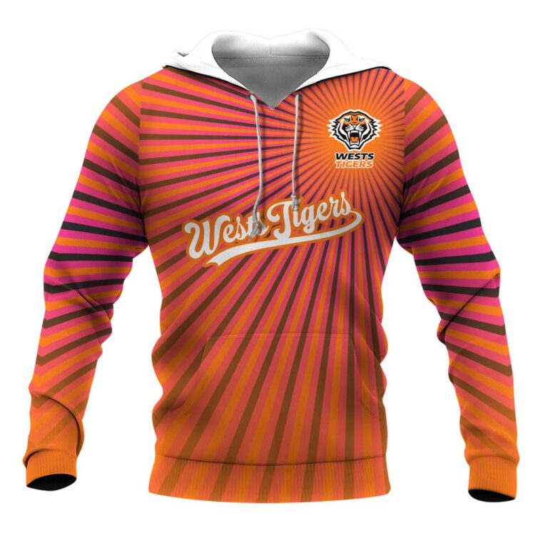 NRL Wests Tigers | Custom Name & Number | Hoodie/Zip/T-Shirt/Long Sleeve