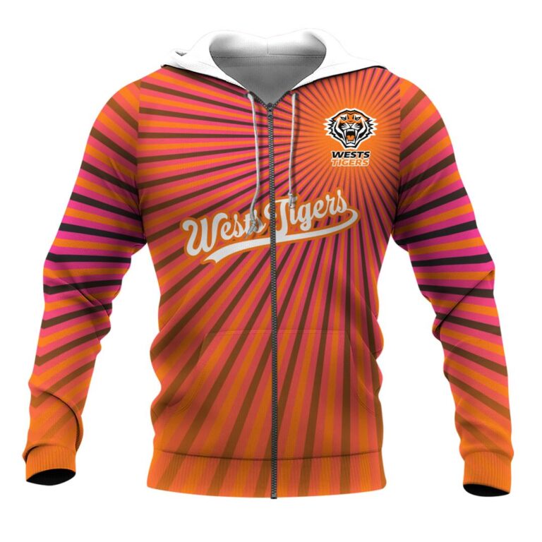 NRL Wests Tigers | Custom Name & Number | Hoodie/Zip/T-Shirt/Long Sleeve