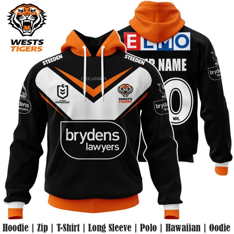 NRL Wests Tigers Jersey 2022 Hoodie/Zip/T-Shirt/Long Sleeve/Hawaiian