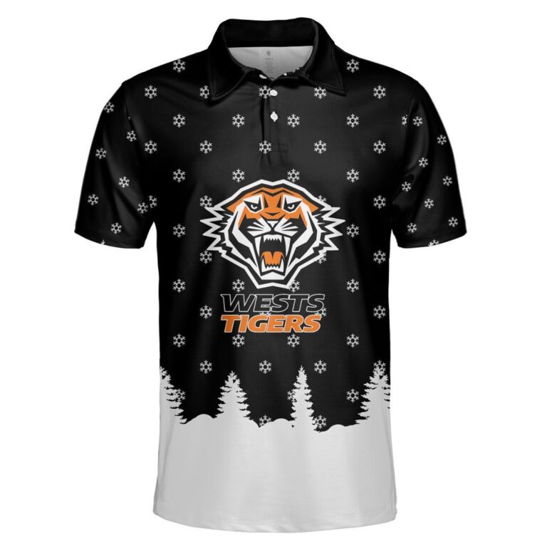 NRL Wests Tigers Christmas Kid Kid Hoodie/Zip/T-Shirt/Polo/Knitted Sweaters/Long Paint