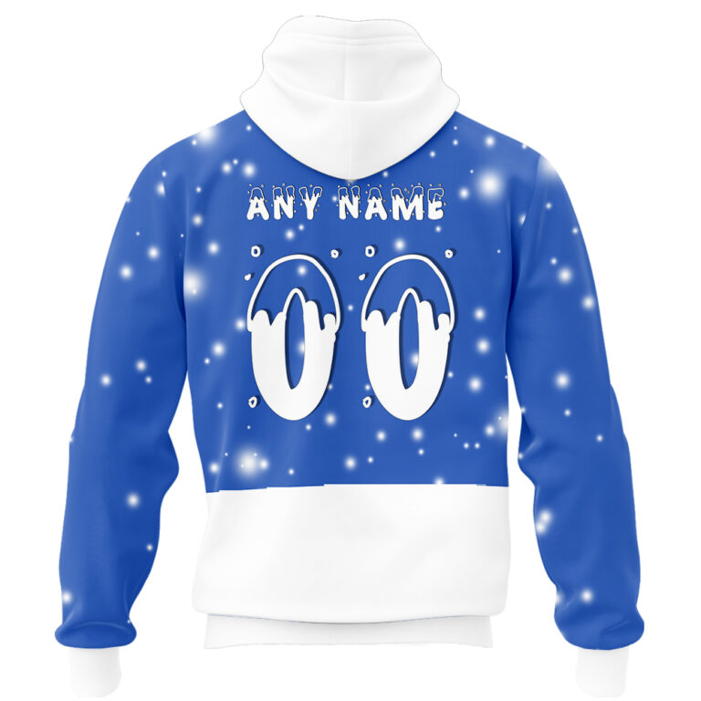 NRL Parramatta Eels Christmas | Custom Name & Number | Hoodie/Zip/T-Shirt/Knitted Sweaters/Polo