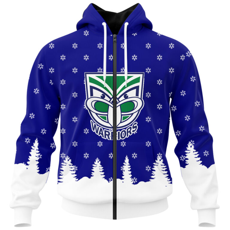 NRL New Zealand Warriors Christmas Kid Kid Hoodie/Zip/T-Shirt/Polo/Knitted Sweaters/Long Paint
