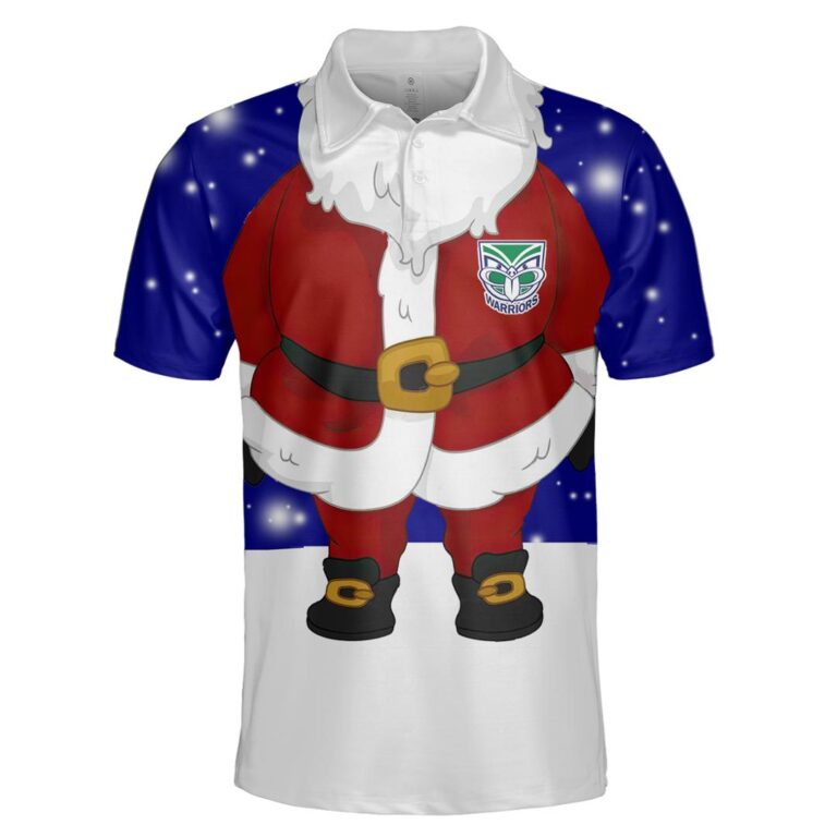 NRL New Zealand Warriors Christmas | Custom Name & Number | Hoodie/Zip/T-Shirt/Knitted Sweaters/Polo