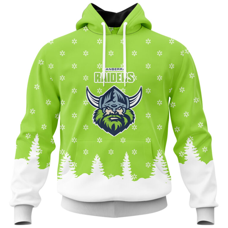 NRL Canberra Raiders Christmas Kid Kid Hoodie/Zip/T-Shirt/Polo/Knitted Sweaters/Long Paint