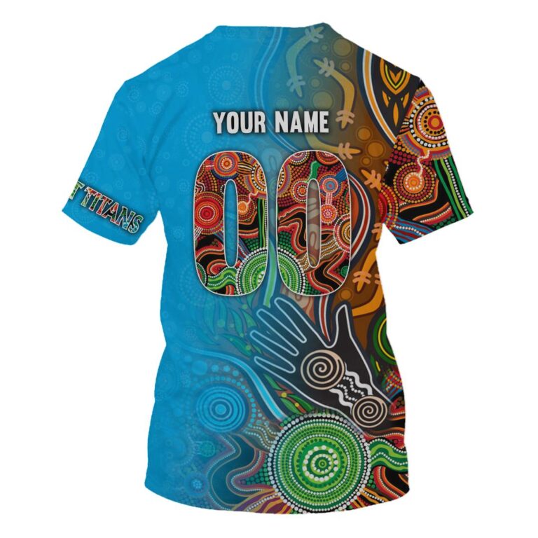 NRL Gold Coast Titans | Custom Name & Number | Hoodie/Zip/T-Shirt/Long Sleeve