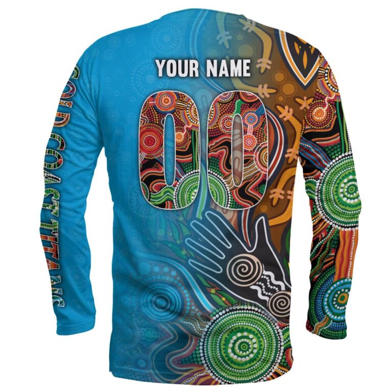 NRL Gold Coast Titans | Custom Name & Number | Hoodie/Zip/T-Shirt/Long Sleeve