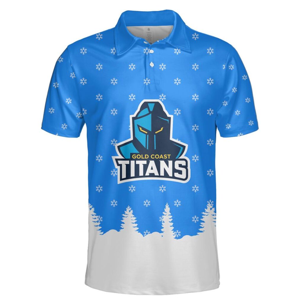 NRL Gold Coast Titans Christmas Kid Kid Hoodie/Zip/T-Shirt/Polo/Knitted Sweaters/Long Paint