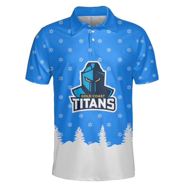 NRL Gold Coast Titans Christmas Kid Kid Hoodie/Zip/T-Shirt/Polo/Knitted Sweaters/Long Paint