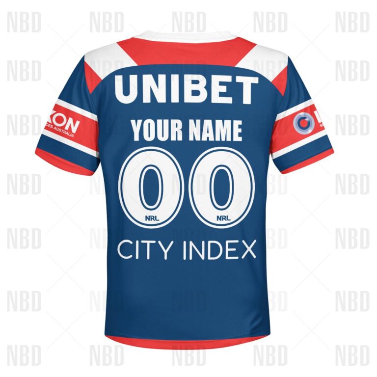 NRL Sydney Roosters Jersey 2022 for Kids Hoodie/Zip/T-Shirt/Sweatshirt/Hawaiian