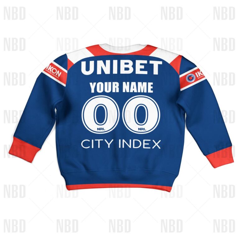 NRL Sydney Roosters Jersey 2022 for Kids Hoodie/Zip/T-Shirt/Sweatshirt/Hawaiian