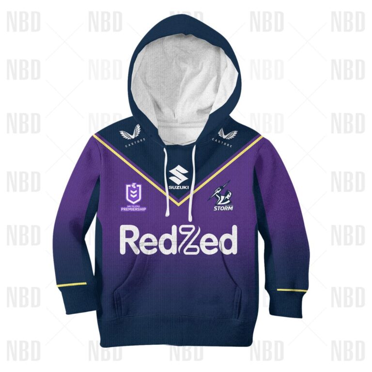 NRL Melbourne Storm Jersey 2022 for Kids Hoodie/Zip/T-Shirt/Sweatshirt/Hawaiian