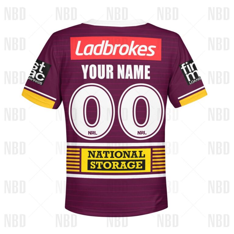 NRL Brisbane Broncos Jersey 2022 for Kids Hoodie/Zip/T-Shirt/Sweatshirt/Hawaiian