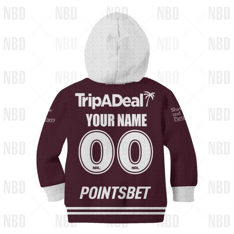 NRL Manly Warringah Sea Eagles Jersey 2022 for Kids Hoodie/Zip/T-Shirt/Sweatshirt/Hawaiian