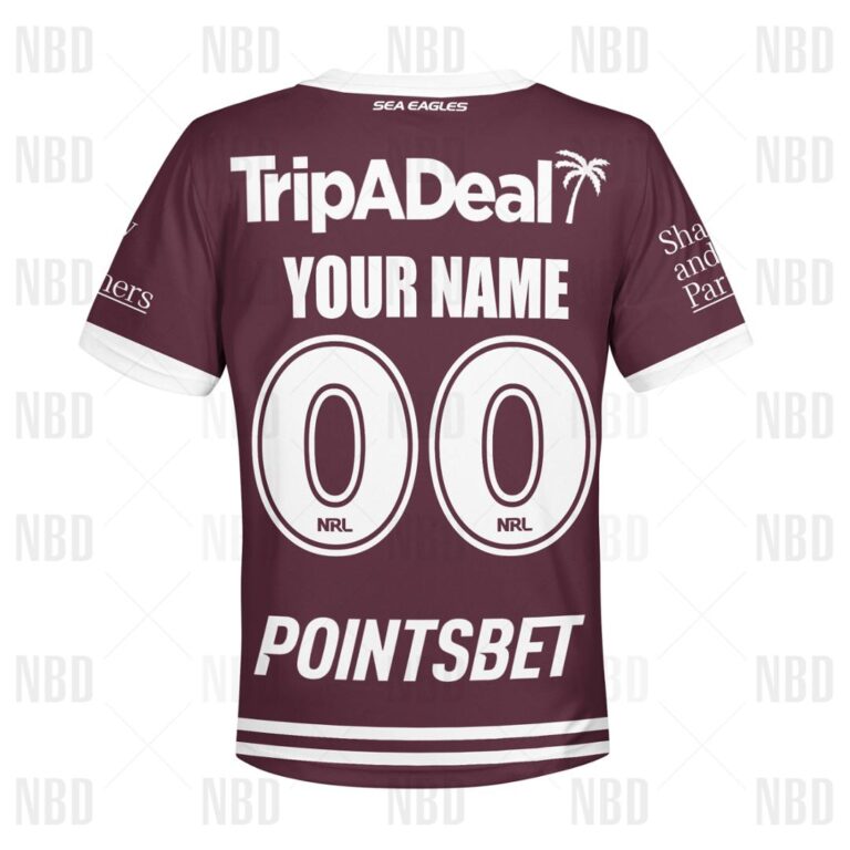 NRL Manly Warringah Sea Eagles Jersey 2022 for Kids Hoodie/Zip/T-Shirt/Sweatshirt/Hawaiian