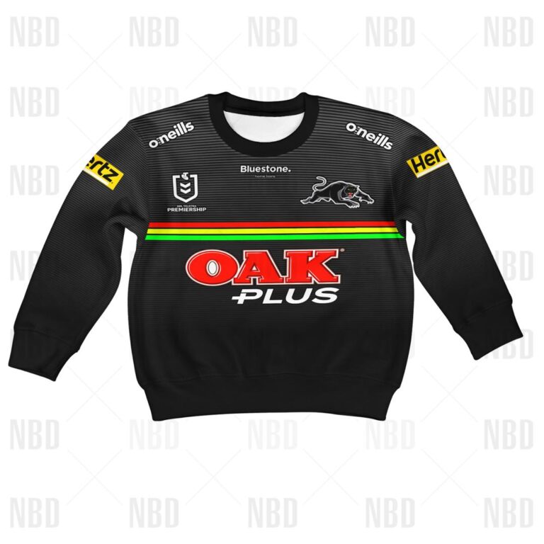 NRL Penrith Panthers Jersey 2022 for Kids Hoodie/Zip/T-Shirt/Sweatshirt/Hawaiian