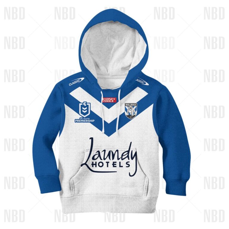 NRL Canterbury-Bankstown Bulldogs Jersey 2022 for Kids Hoodie/Zip/T-Shirt/Sweatshirt/Hawaiian