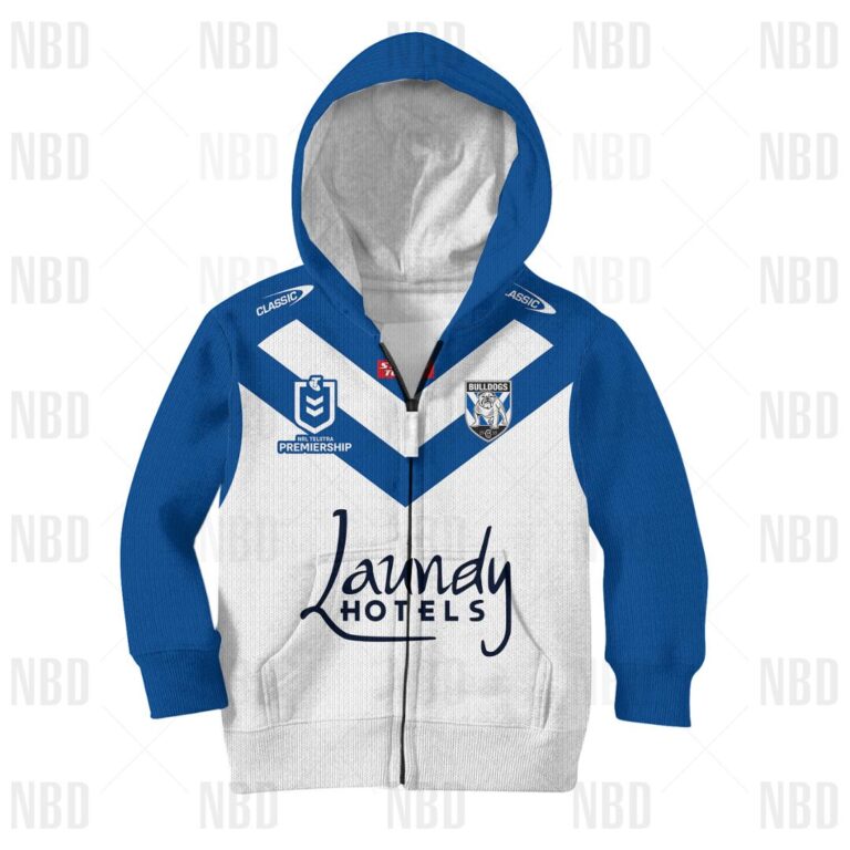 NRL Canterbury-Bankstown Bulldogs Jersey 2022 for Kids Hoodie/Zip/T-Shirt/Sweatshirt/Hawaiian