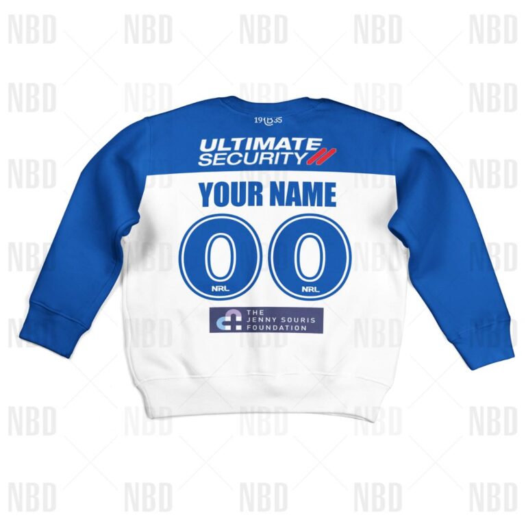NRL Canterbury-Bankstown Bulldogs Jersey 2022 for Kids Hoodie/Zip/T-Shirt/Sweatshirt/Hawaiian