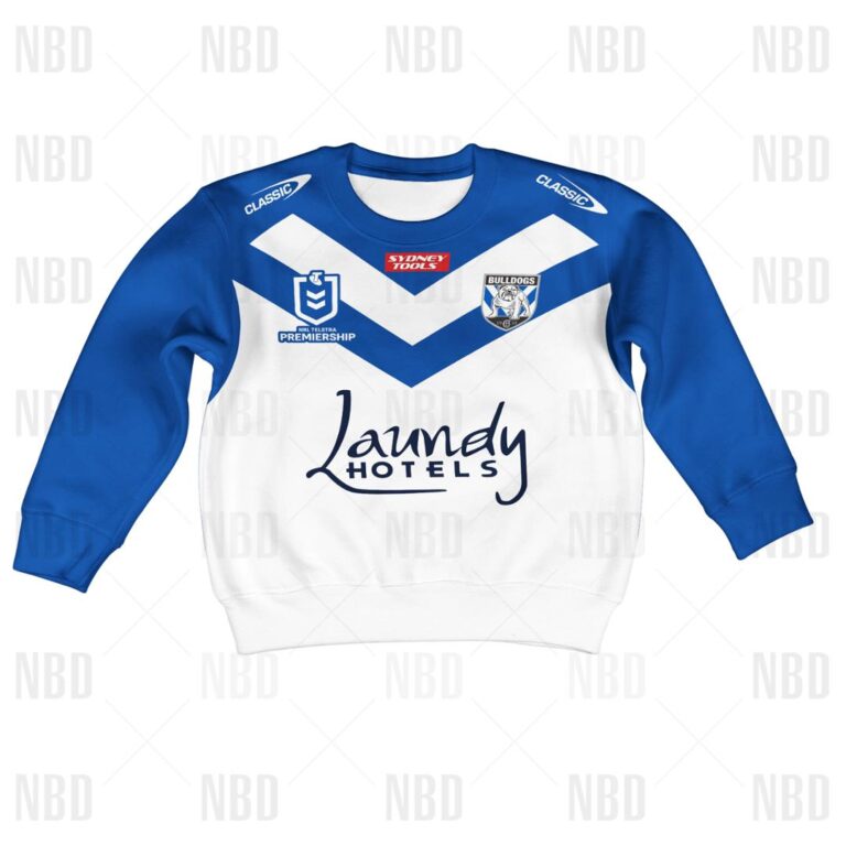 NRL Canterbury-Bankstown Bulldogs Jersey 2022 for Kids Hoodie/Zip/T-Shirt/Sweatshirt/Hawaiian
