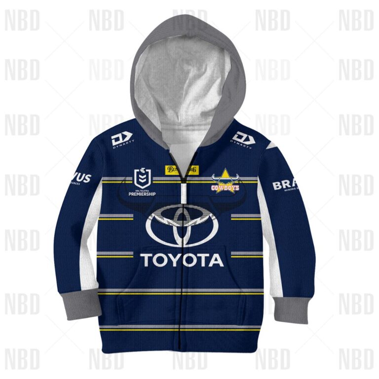 NRL North Queensland Cowboys Jersey 2022 for Kids Hoodie/Zip/T-Shirt/Sweatshirt/Hawaiian