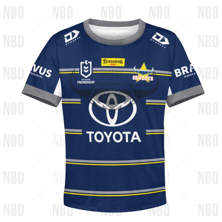NRL North Queensland Cowboys Jersey 2022 for Kids Hoodie/Zip/T-Shirt/Sweatshirt/Hawaiian