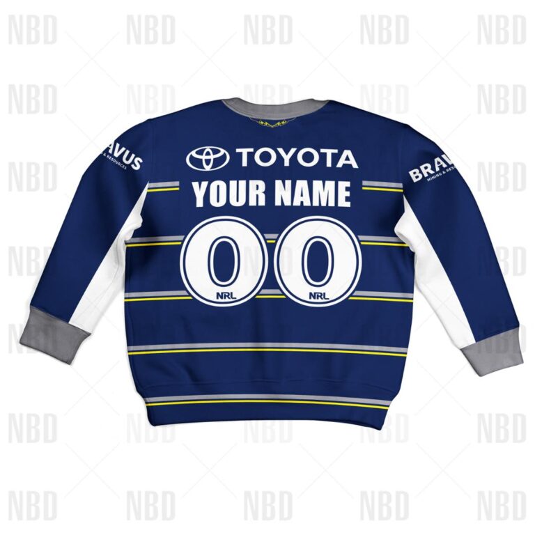 NRL North Queensland Cowboys Jersey 2022 for Kids Hoodie/Zip/T-Shirt/Sweatshirt/Hawaiian