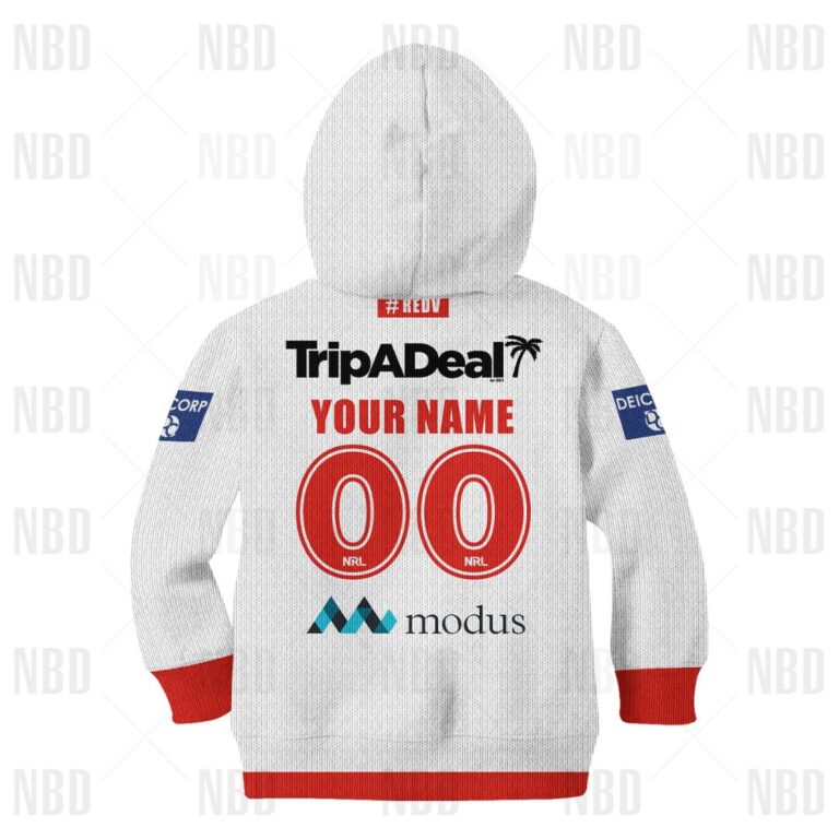 NRL St. George Illawarra Dragons Jersey 2022 for Kids Hoodie/Zip/T-Shirt/Sweatshirt/Hawaiian