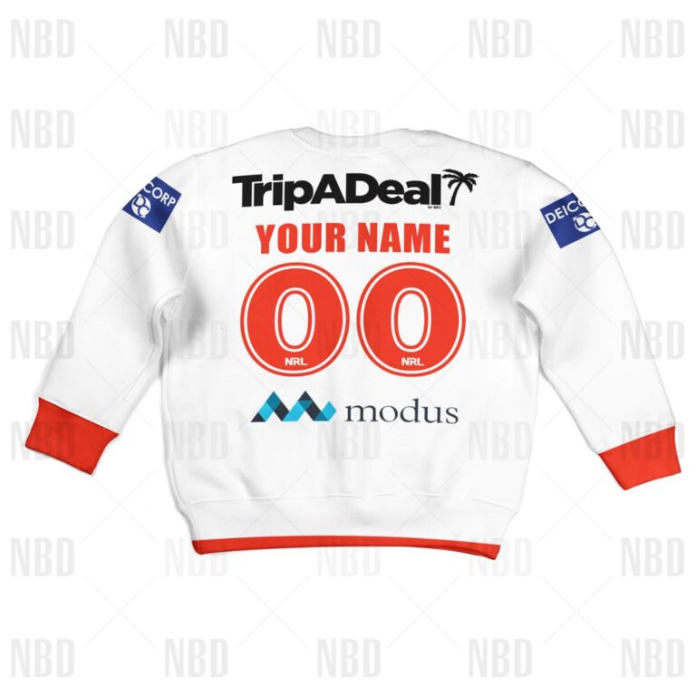 NRL St. George Illawarra Dragons Jersey 2022 for Kids Hoodie/Zip/T-Shirt/Sweatshirt/Hawaiian