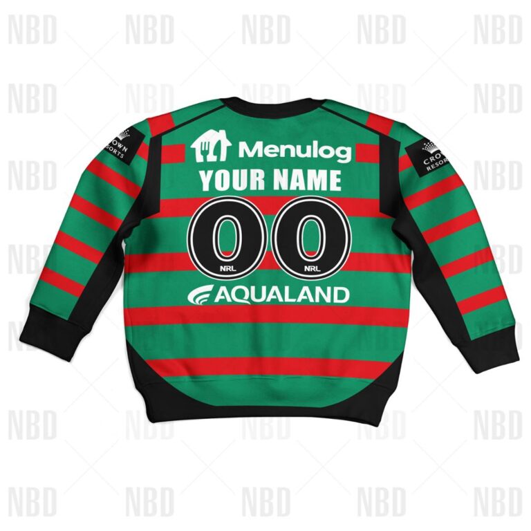 NRL South Sydney Rabbitohs Jersey 2022 for Kids Hoodie/Zip/T-Shirt/Sweatshirt/Hawaiian