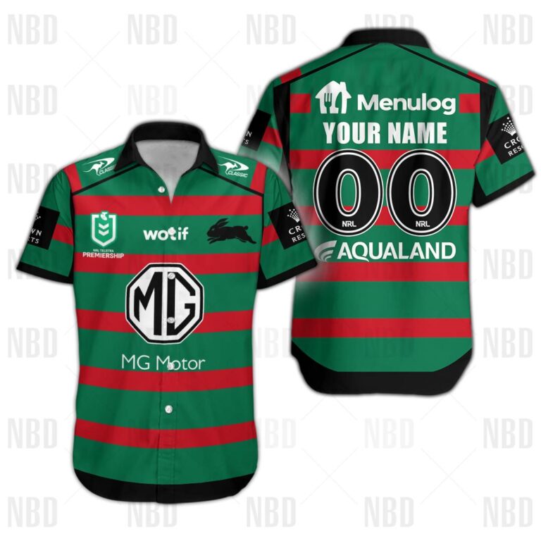 NRL South Sydney Rabbitohs Jersey 2022 for Kids Hoodie/Zip/T-Shirt/Sweatshirt/Hawaiian