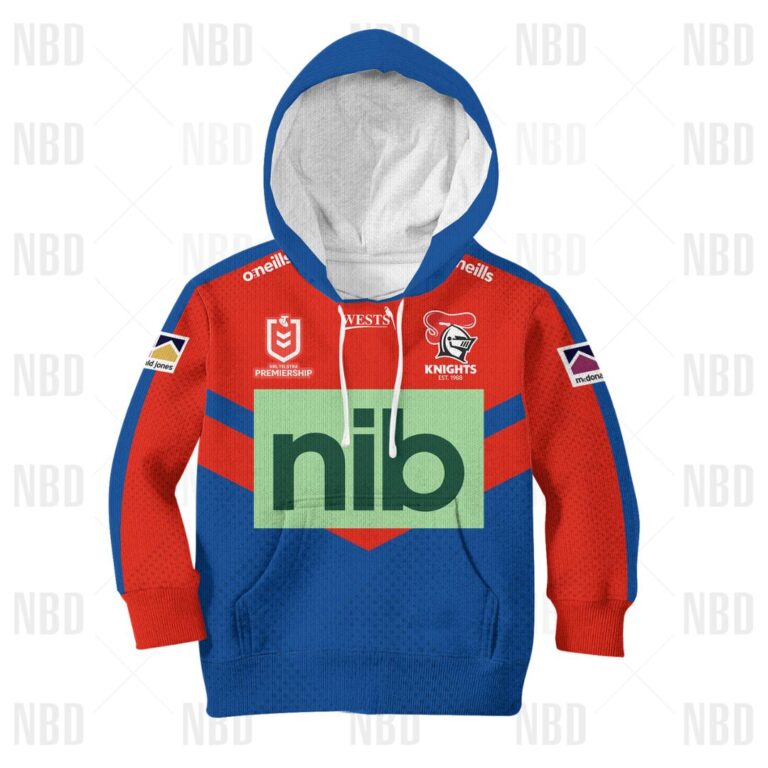 NRL Newcastle Knights Jersey 2022 for Kids Hoodie/Zip/T-Shirt/Sweatshirt/Hawaiian