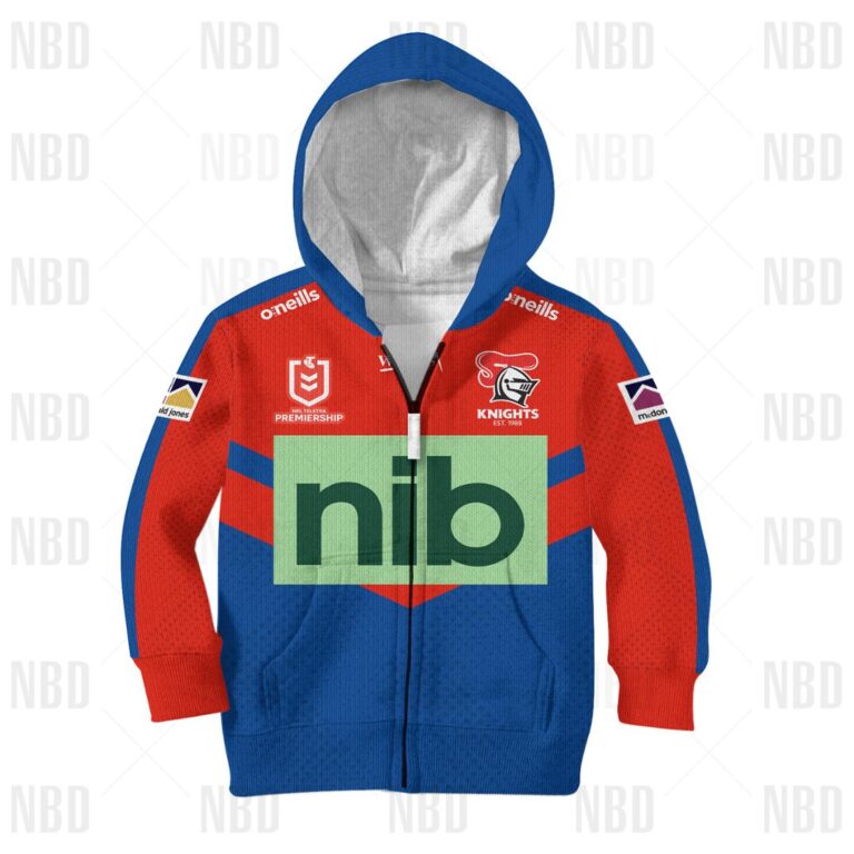 NRL Newcastle Knights Jersey 2022 for Kids Hoodie/Zip/T-Shirt/Sweatshirt/Hawaiian