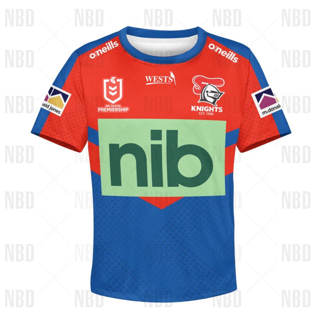 NRL Newcastle Knights Jersey 2022 for Kids Hoodie/Zip/T-Shirt/Sweatshirt/Hawaiian