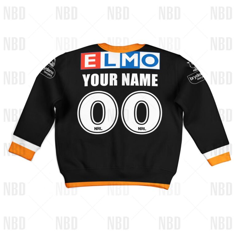 NRL Wests Tigers Jersey 2022 for Kids Hoodie/Zip/T-Shirt/Sweatshirt/Hawaiian