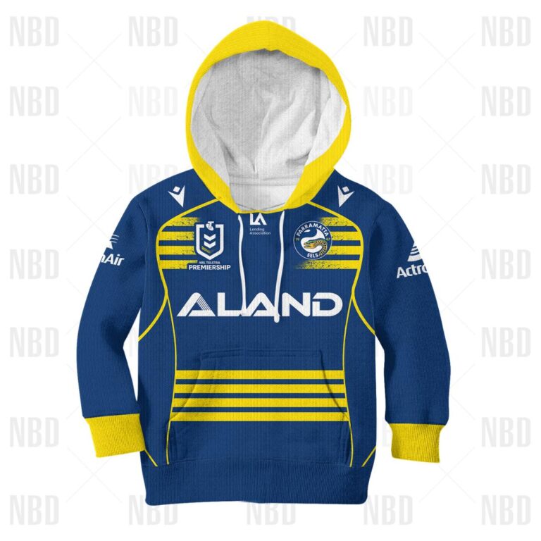 NRL Parramatta Eels Jersey 2022 for Kids Hoodie/Zip/T-Shirt/Sweatshirt/Hawaiian