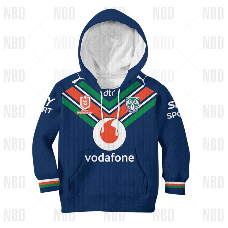 NRL New Zealand Warriors Jersey 2022 for Kids Hoodie/Zip/T-Shirt/Sweatshirt/Hawaiian