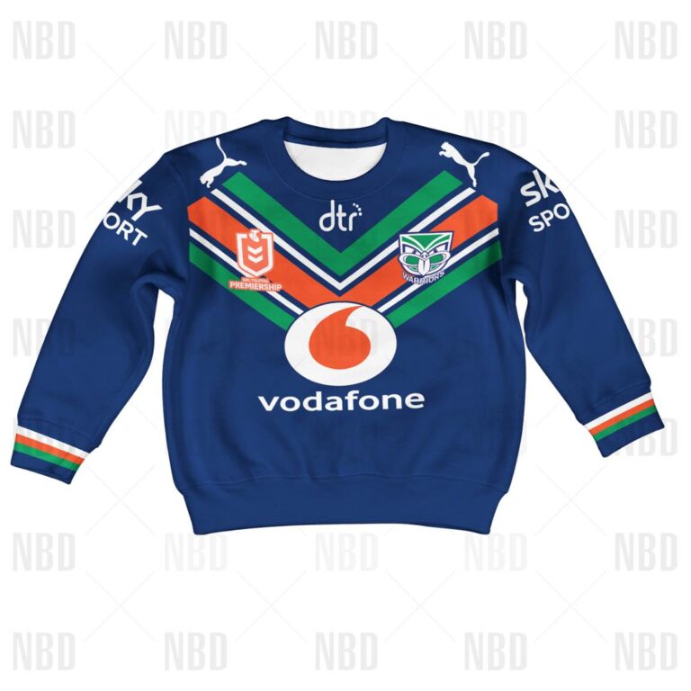 NRL New Zealand Warriors Jersey 2022 for Kids Hoodie/Zip/T-Shirt/Sweatshirt/Hawaiian