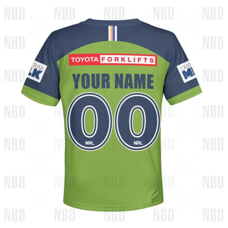 NRL Canberra Raiders Jersey 2022 for Kids Hoodie/Zip/T-Shirt/Sweatshirt/Hawaiian