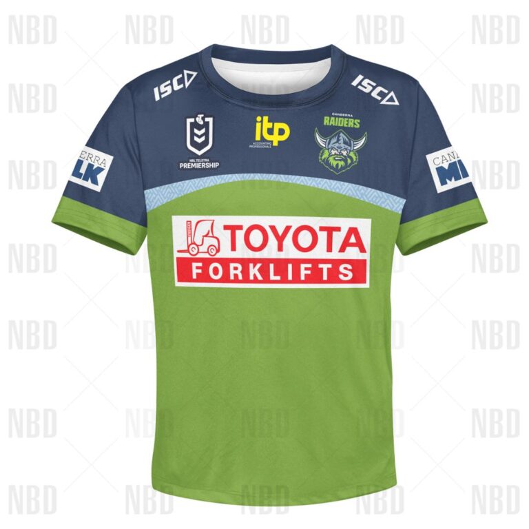 NRL Canberra Raiders Jersey 2022 for Kids Hoodie/Zip/T-Shirt/Sweatshirt/Hawaiian