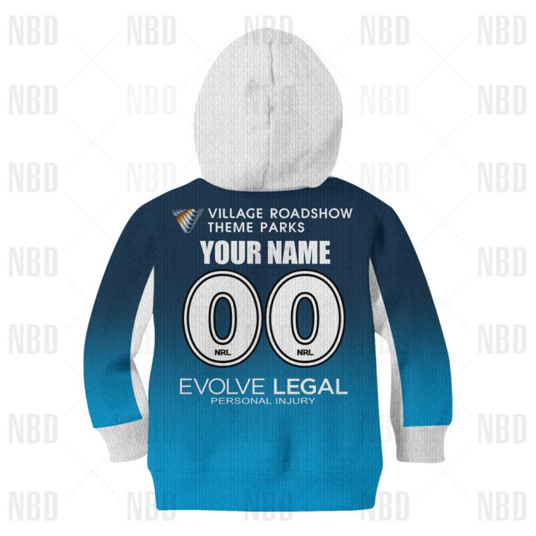 NRL Gold Coast Titans Jersey 2022 for Kids Hoodie/Zip/T-Shirt/Sweatshirt/Hawaiian